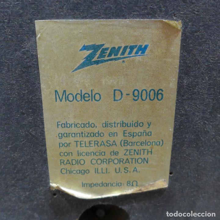 Radios antiguas: PAREJA DE ALTAVOCES ZENITH D-9006 - Foto 13