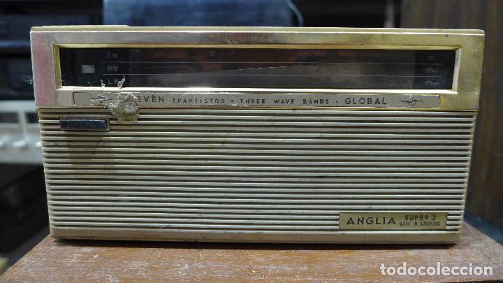 Radios antiguas: RADIO TRANSISTOR ANGLIA SUPER 3 MADE IN HONG KONG - Foto 1 - 294049078