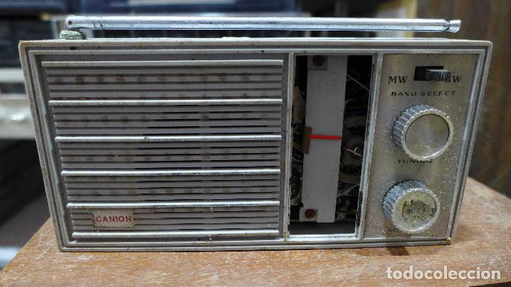 Radios antiguas: RADIO TRANSISTOR CANION - Foto 7 - 294063203