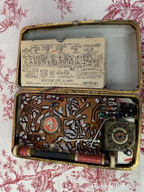 Radios antiguas: ANTIGUO RADIO TRANSISTOR OPTALIX ST JAMES - Foto 6