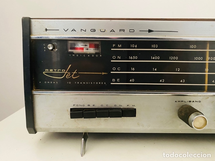 Radios antiguas: Astrojet Vanguard 1971 radio Space Age - Foto 3