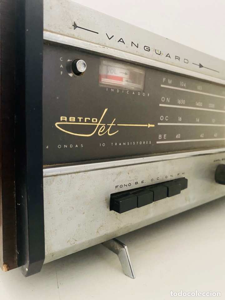 Radios antiguas: Astrojet Vanguard 1971 radio Space Age - Foto 11