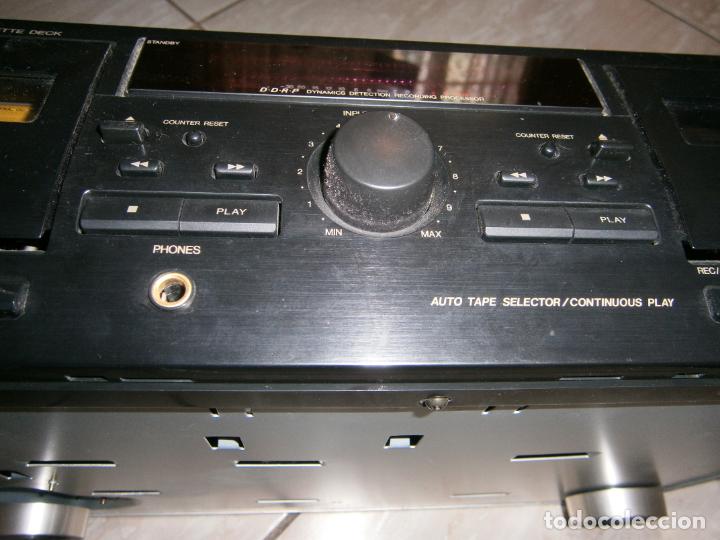 Radios antiguas: ANTIGUO CASETTE DOBLE JVC - MODEL DOUBLE CASSETTE DECK TD-W254 FUNCIONANDO CORRECTAMENTE - Foto 12