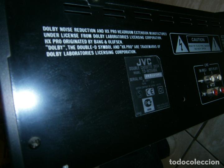 Radios antiguas: ANTIGUO CASETTE DOBLE JVC - MODEL DOUBLE CASSETTE DECK TD-W254 FUNCIONANDO CORRECTAMENTE - Foto 14