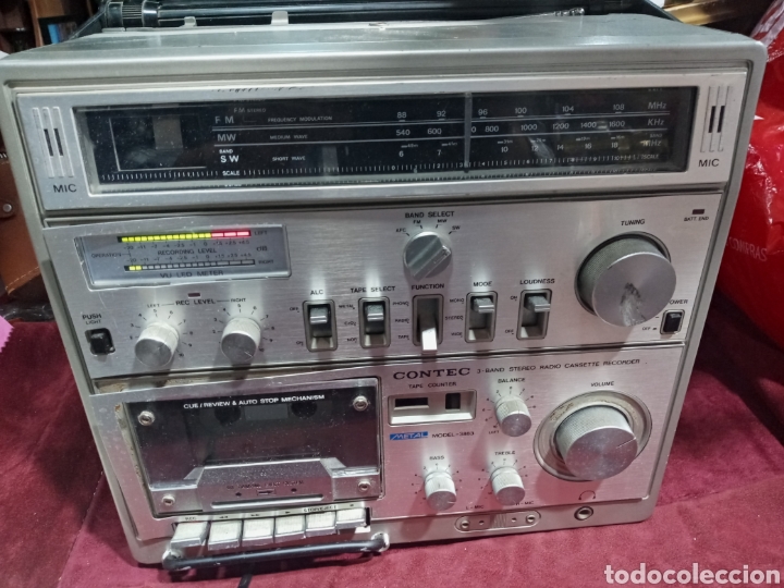 Radios antiguas: RADIO CASSETTE RECORDER CONTEC 3883 - Foto 1 - 298215783
