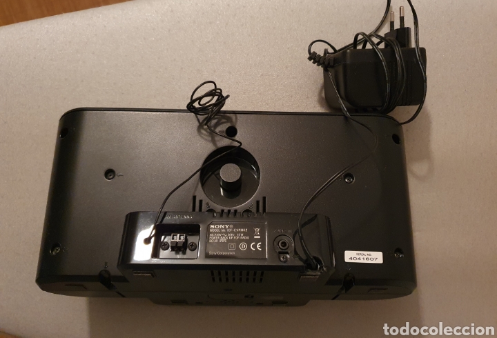 Radios antiguas: SONY ICF-C1IP altavoz radio reloj negro compatible iphone - Foto 4 - 298546363