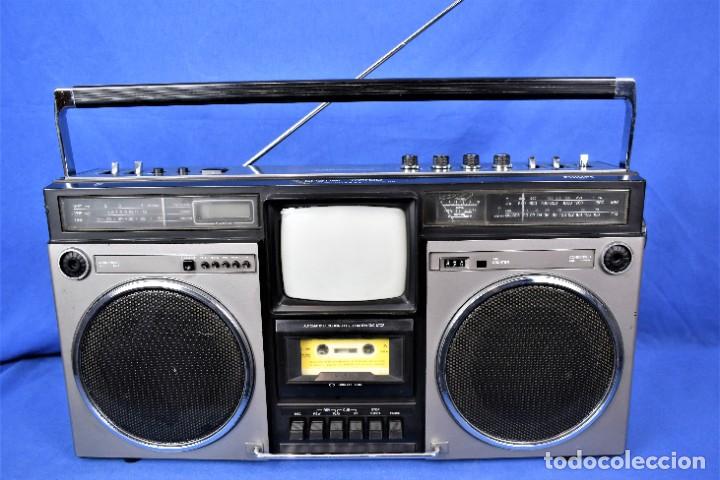 RADIO TV CASSETTE PHILIPS FTZ-U121 AÑO 1979 MUY RARO (Radios, Gramófonos, Grabadoras y Otros - Transistores, Pick-ups y Otros)