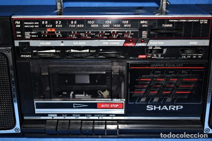 Radios antiguas: Mini cadena Sharp GF-319 año 1980 - Foto 2 - 305058863