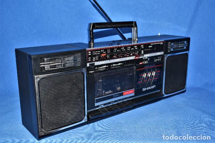 Radios antiguas: Mini cadena Sharp GF-319 año 1980 - Foto 6 - 305058863