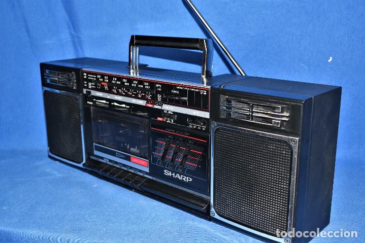 Radios antiguas: Mini cadena Sharp GF-319 año 1980 - Foto 7 - 305058863