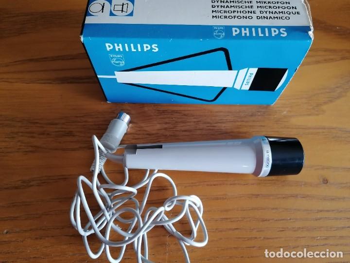 Radios antiguas: Micr&oacute;fono Philips - Foto 1