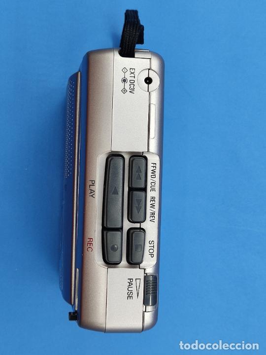 Radios antiguas: COMPACT CASSETTE RECORDER SANYO TRC 1148 FUNCIONANDO - Foto 5