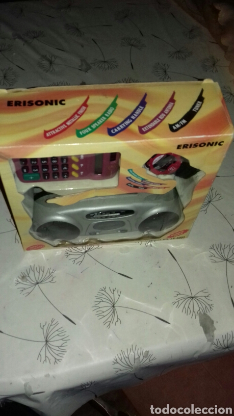Radios antiguas: Conjunto de radio, calculadora y reloj. CON DEFECTOS. - Foto 3