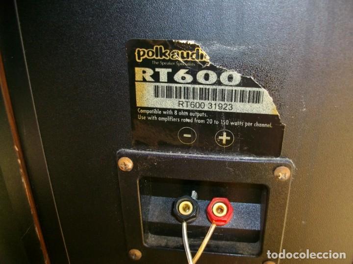 Radios antiguas: ALTAVOCES HI-FI POLK AUDIO RT600 - Foto 3