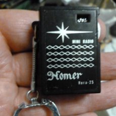 Radios antiguas: MINI RADIO HOMER HORA-25. Lote 317943663