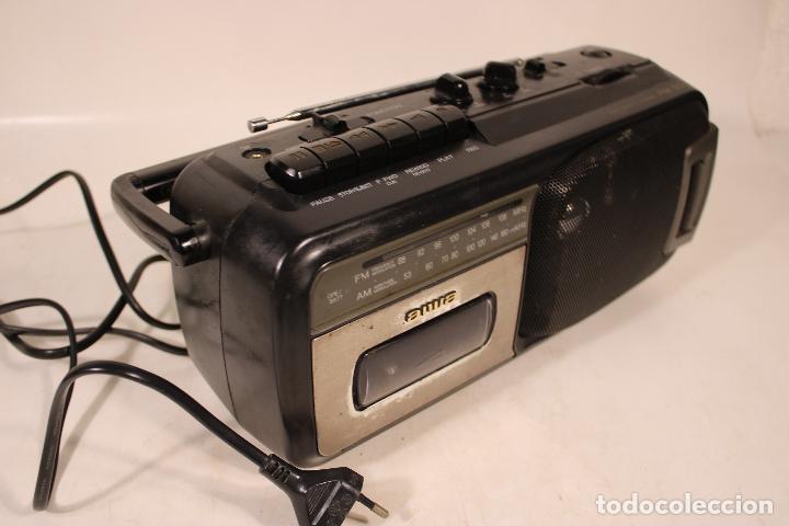 Radios antiguas: Aiwa radiomagnetof&oacute;n RM -55 - Foto 4