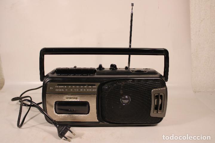 Radios antiguas: Aiwa radiomagnetof&oacute;n RM -55 - Foto 1