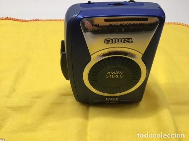 Radios antiguas: RADIO CASSETTE AIWA TA166 - Foto 6