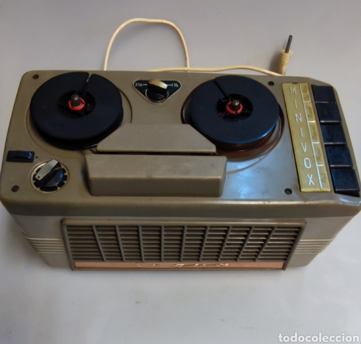 Radios antiguas: Magnet&oacute;fono Minivox - Foto 3