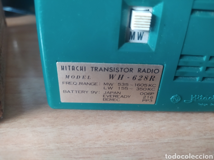 Radios antiguas: Radio transistor hitachi - Foto 2
