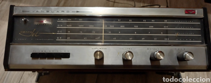 Radios antiguas: Radio Vanguard Astro Jet. 4 ondas FUNCIONANDO - Foto 2