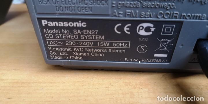 Radios antiguas: Radio CD, Panasonic SA-EN 27 - Foto 5