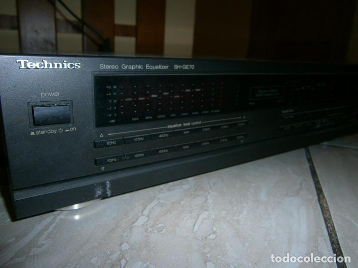 Radios antiguas: ANTIGUO MODULO ECUALIZADOR TECHNICS SH-G70 - Foto 5