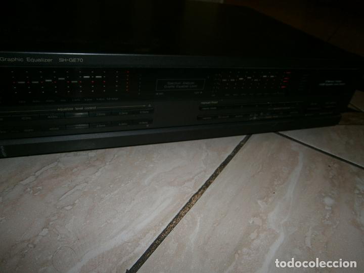 Radios antiguas: ANTIGUO MODULO ECUALIZADOR TECHNICS SH-G70 - Foto 6