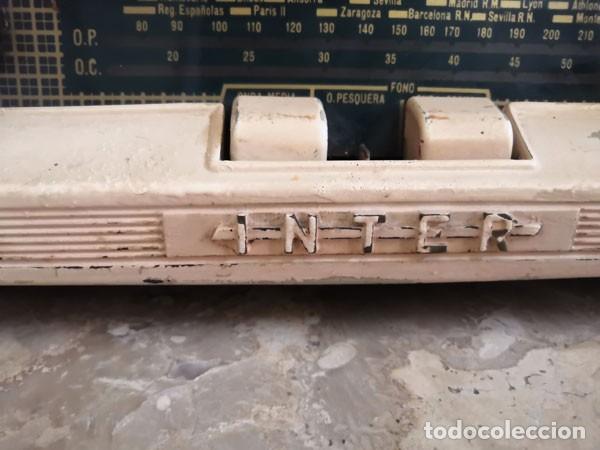 Radios antiguas: RADIO INTER A V&Aacute;LVULAS, MODELO TEXAS - Foto 3