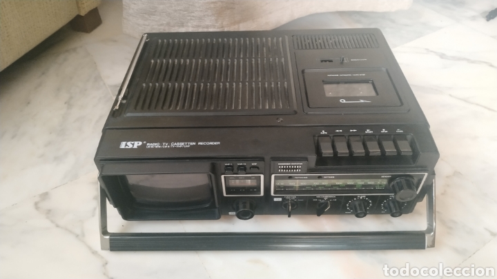 Radios antiguas: Radio casete televisor portatil, funciona - Foto 7