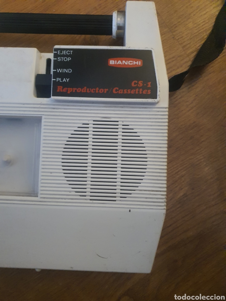 Radios antiguas: reproductor de cintas de cassette bianchi . - Foto 5