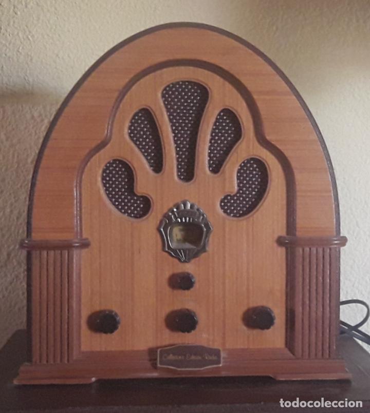 radio retro grande tipo capilla. de madera - Compra venta en todocoleccion