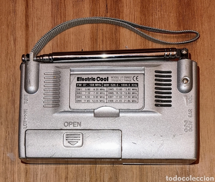 Radios antiguas: Radio digital vintage Modelo Electric Gool UT. DM902 Miniradio de alta sensibilidad de 10 bandas - Foto 3 - 339327358