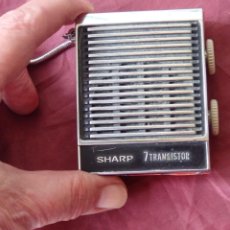 Radios antiguas: MICRO RADIO SHARP 7 TRANSISTORES AM JAPON DE 1964. Lote 341702763