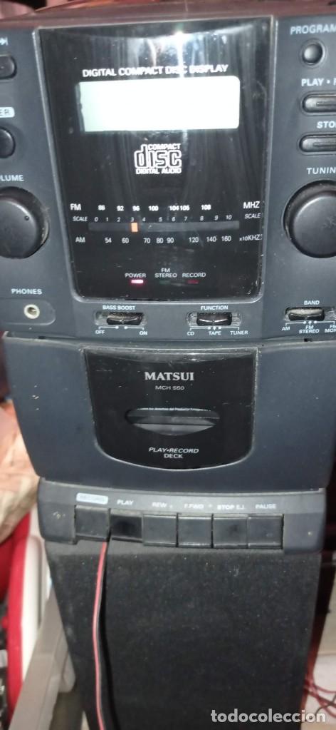 Radios antiguas: EQUIPO DE MUSICA MITSUI, FUNCIONANDO - Foto 4