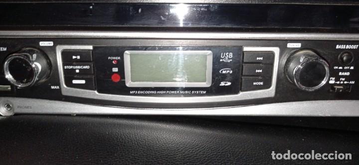 Radios antiguas: TOCADISCOS RADIO MP3 SD USB ALTAVOCES INTERNOS - Foto 1