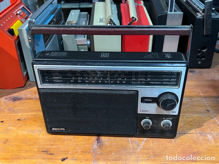 Radios antiguas: R&agrave;dio transistor Philips 590 - Foto 1