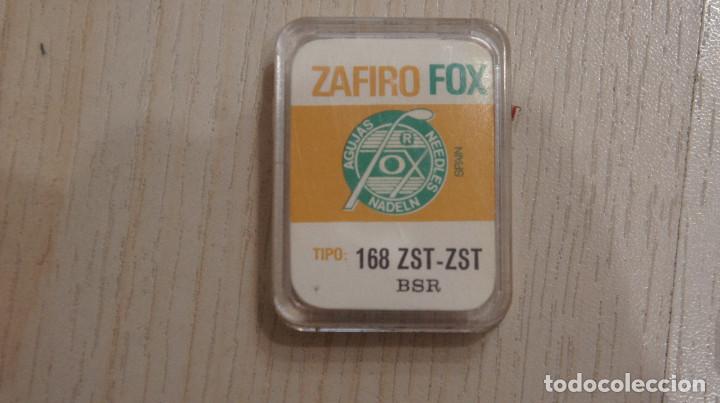 Radios antiguas: AGUJA TOCADISCOS ZAFIRO FOX 168 ZST - NUEVA - Foto 1