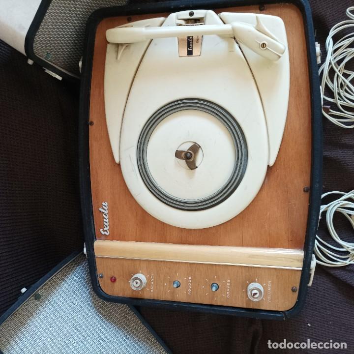 Radios antiguas: Tocadiscos de v&aacute;lvulas Exacta.A&ntilde;os 60.Leer bien el anuncio. - Foto 2