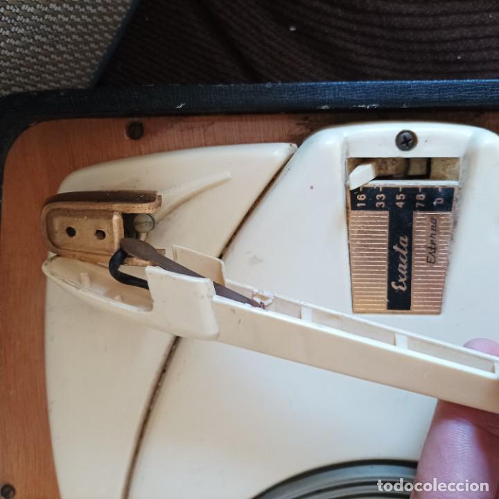 Radios antiguas: Tocadiscos de v&aacute;lvulas Exacta.A&ntilde;os 60.Leer bien el anuncio. - Foto 4