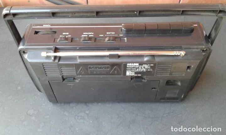 Radios antiguas: RADIO CASSETTE AKASHI - Foto 3