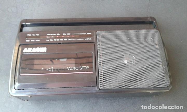 Radios antiguas: RADIO CASSETTE AKASHI - Foto 1