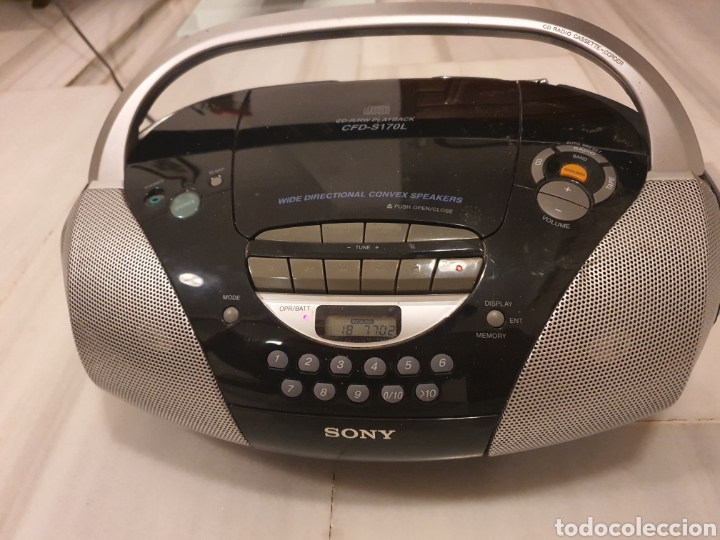Radios antiguas: Radio Cassette SONY CFD-S170L. - Foto 3