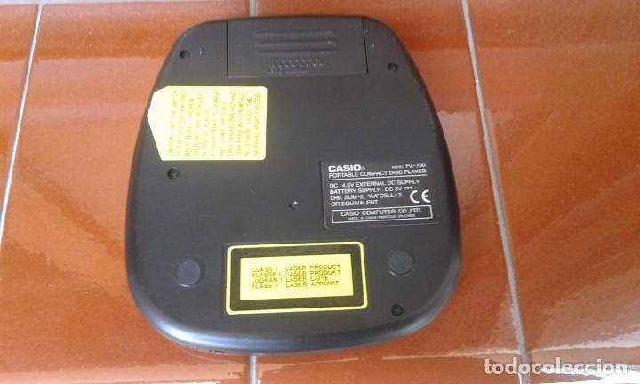 Radios antiguas: CASIO COMPACT DISC MODELO PZ 700 CLASE 1 - Foto 2