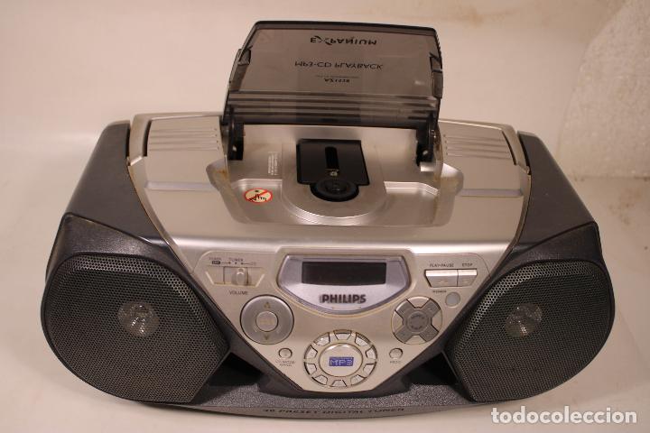 Radios antiguas: RADIO CD CASSETTE PHILIPS AZ1538 expanium - Foto 3
