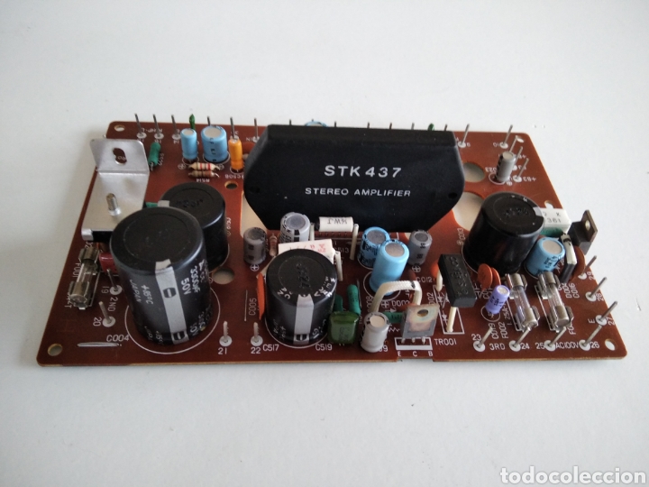 Radios antiguas: Placa amplicadora stereo con STK 437 - Foto 1