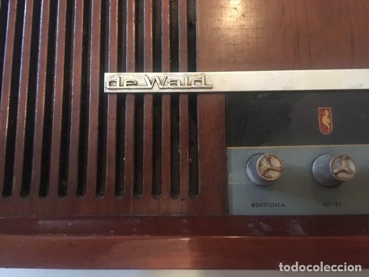 Radios antiguas: radio de Wald de madera modelo 440 ( no funciona ) 125/220 v - Foto 2