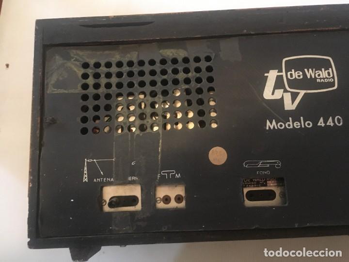 Radios antiguas: radio de Wald de madera modelo 440 ( no funciona ) 125/220 v - Foto 12
