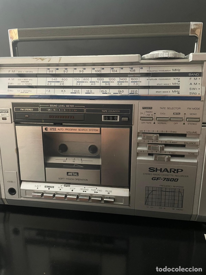 Radios antiguas: Sharp GF-7500 - Foto 2