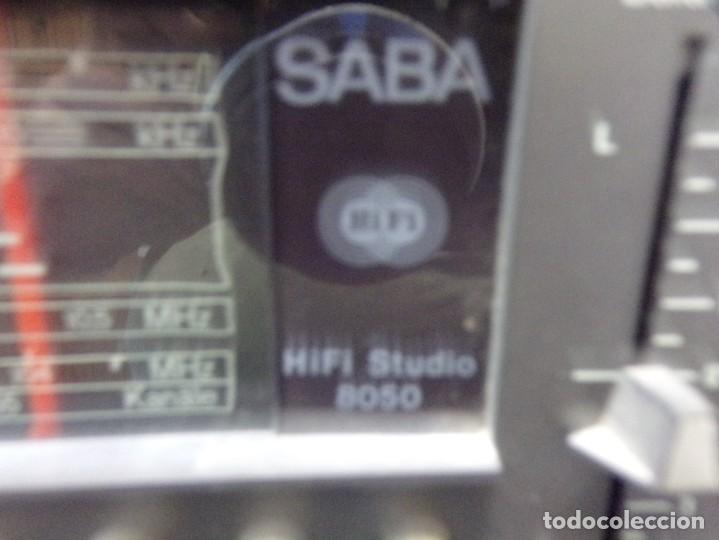 Radios antiguas: ESTAMOS LIQUIDANDO radio saba modelo 8050 hifi studio funcionando - Foto 4